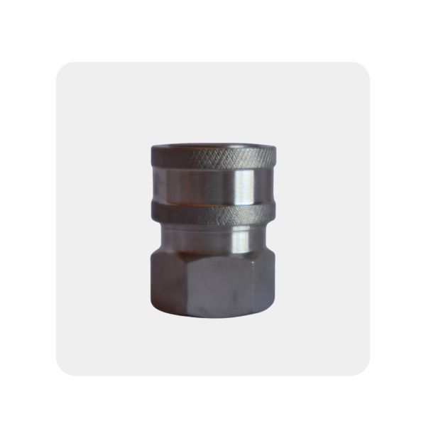 6) 3/8" Female QC Coupler SS