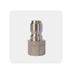 16) 3/8" Female/ Male QC Plug SS