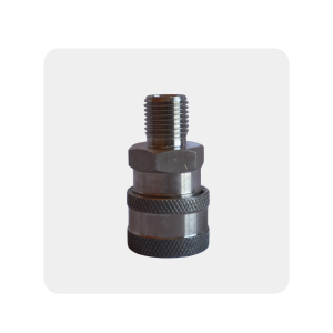 18) 1/4" Male QC Coupler SS