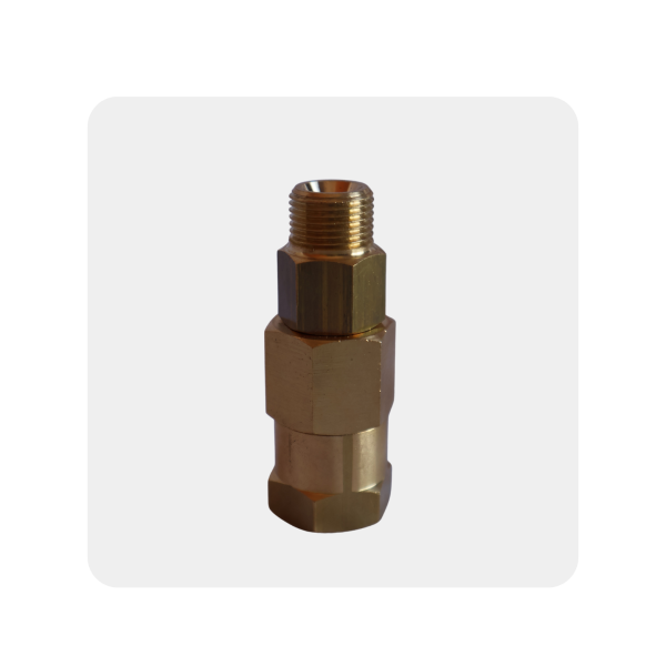 19) Heavy Duty Brass Swivel 3/8"