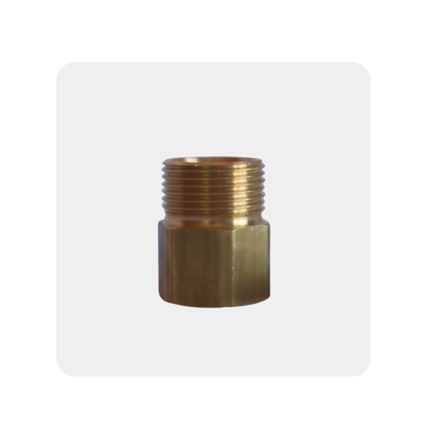 1) M22 JW Nipple 3/8" F