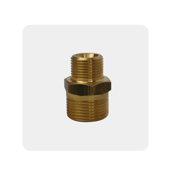 2) Nipple M22- 3/8" BSP M